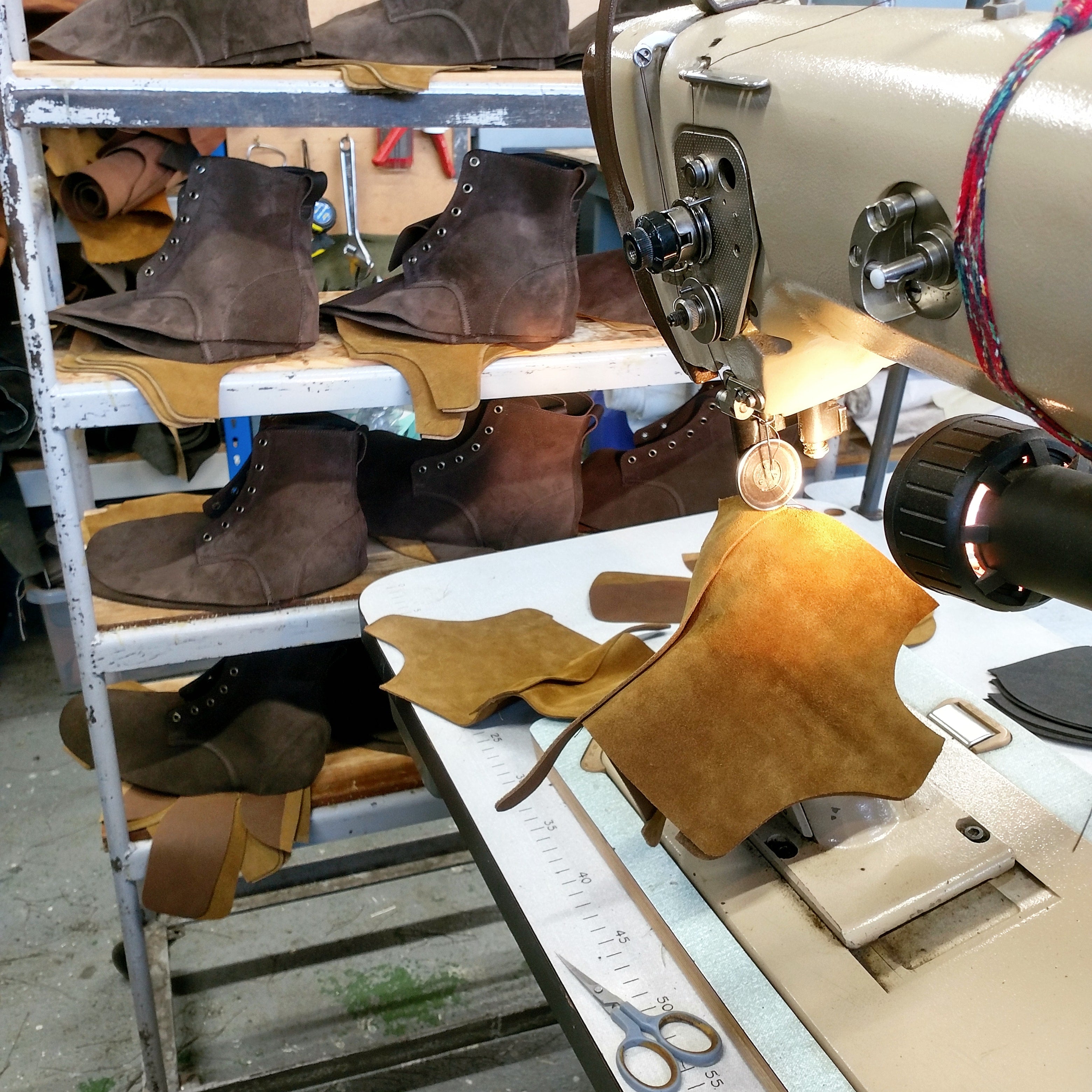 sewing shoemaking made in england