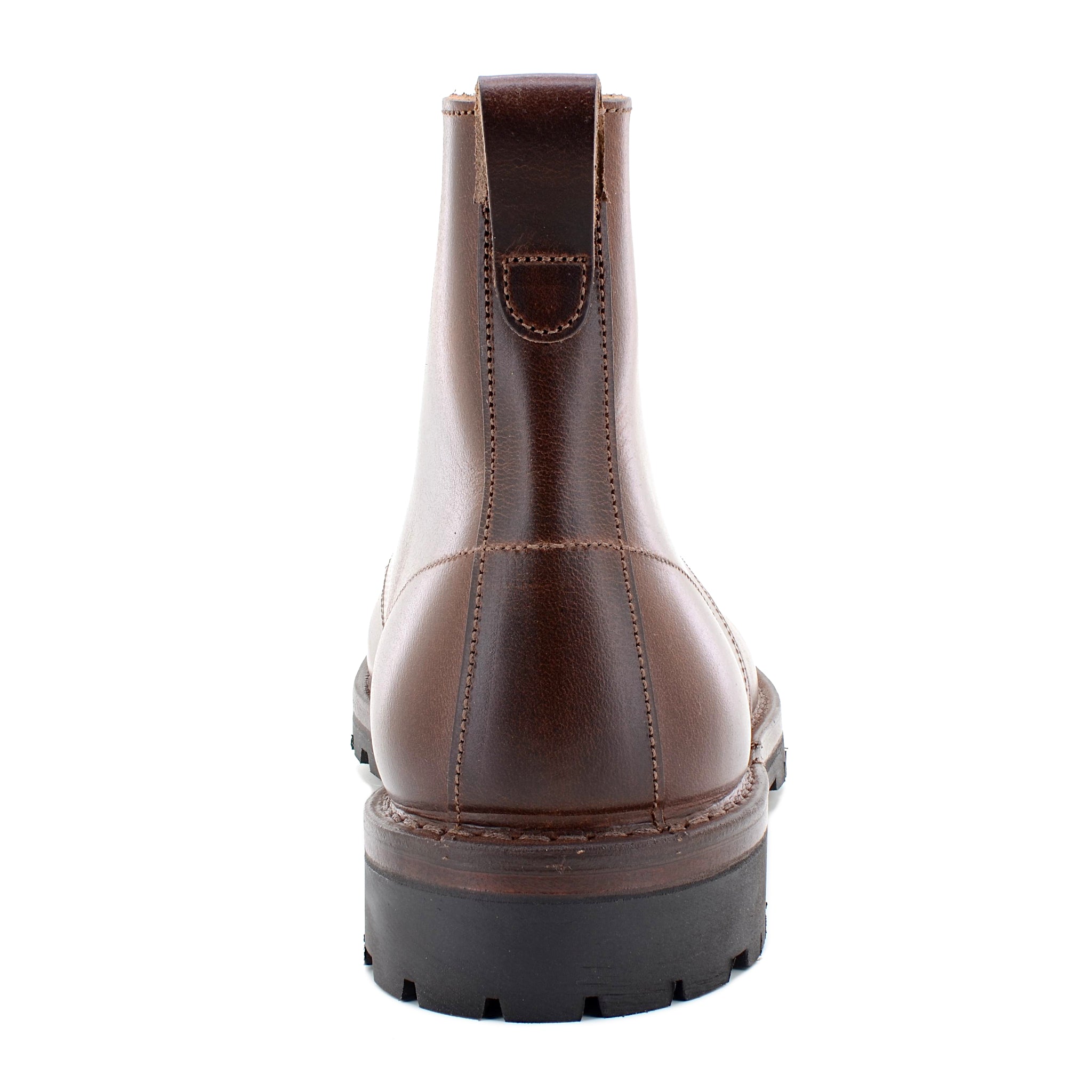 smooth brown stitchdown boots