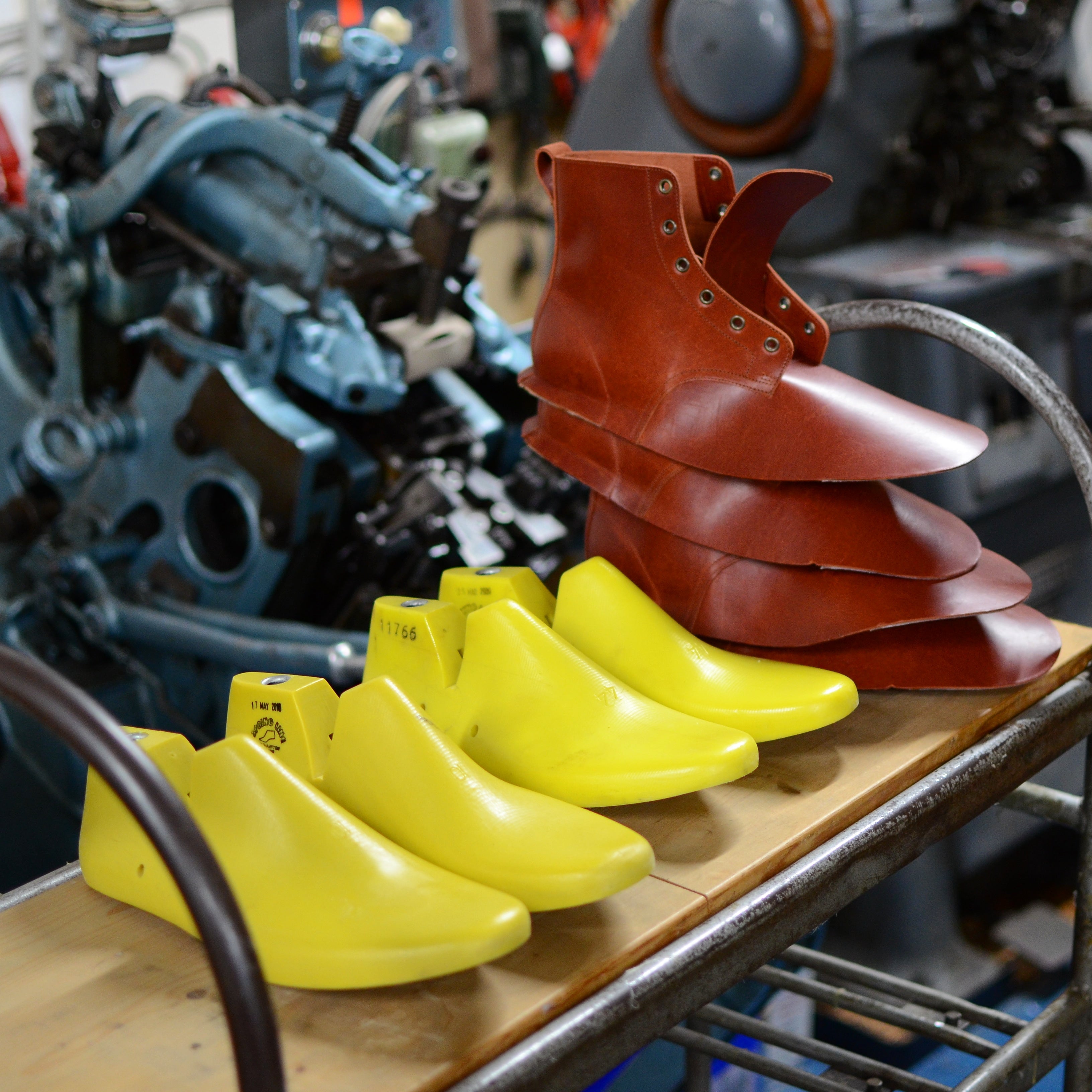 uppers and lasts boot factory england