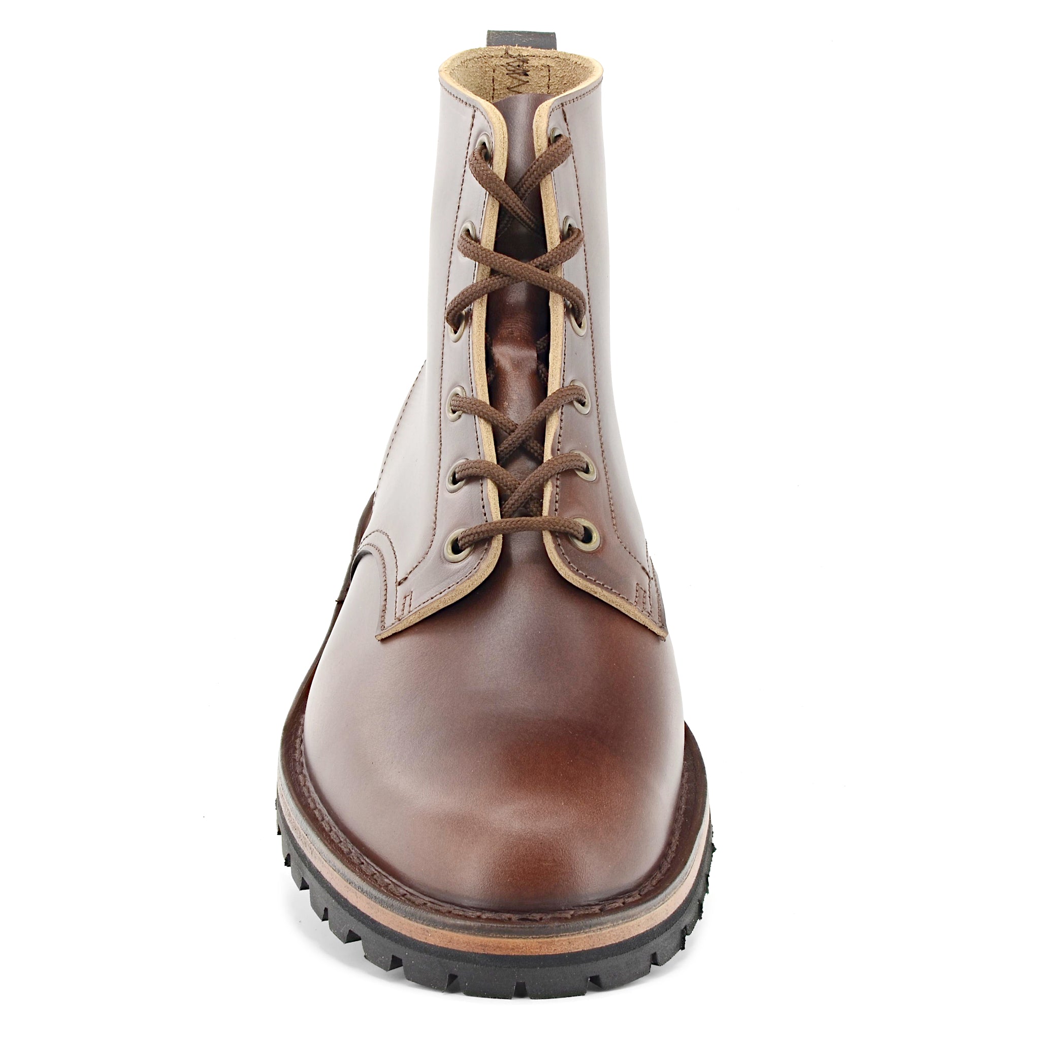 brown leather boot made in england