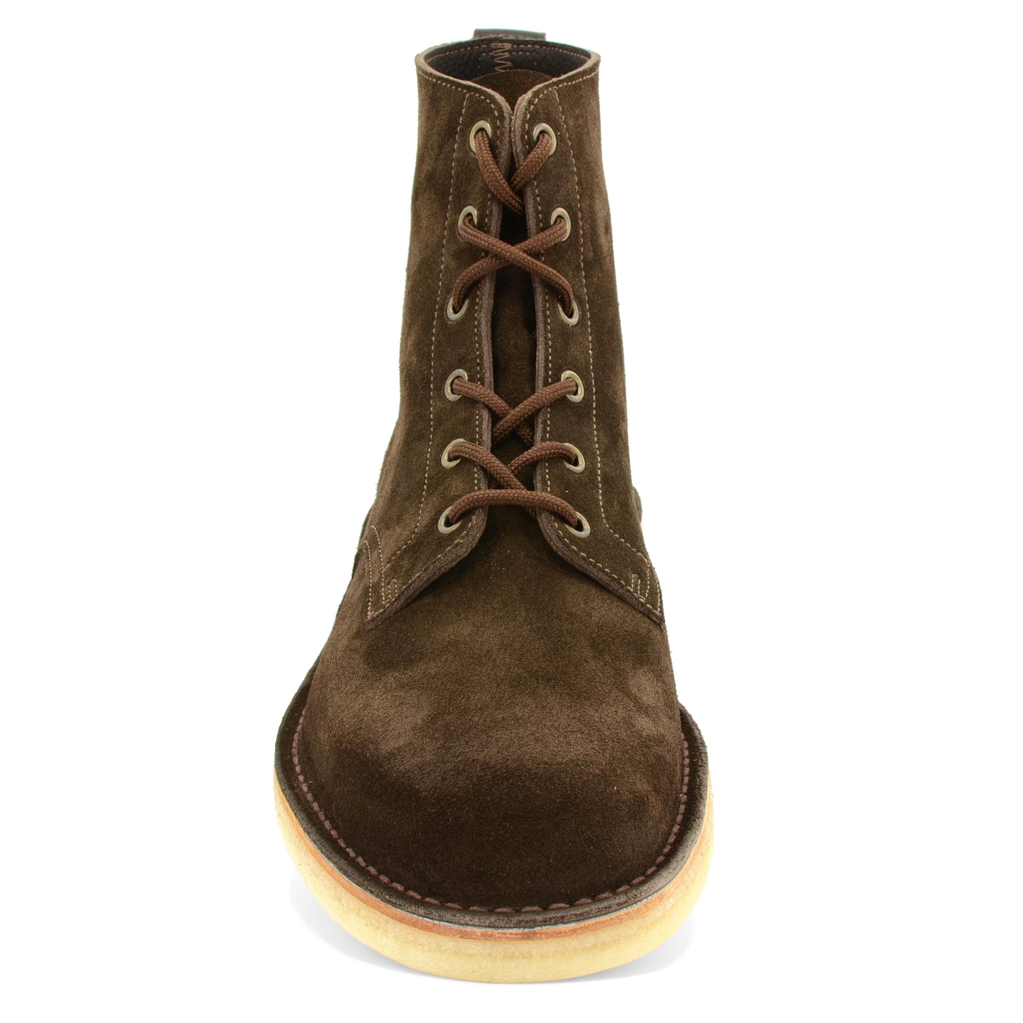 brown suede desert walking boots