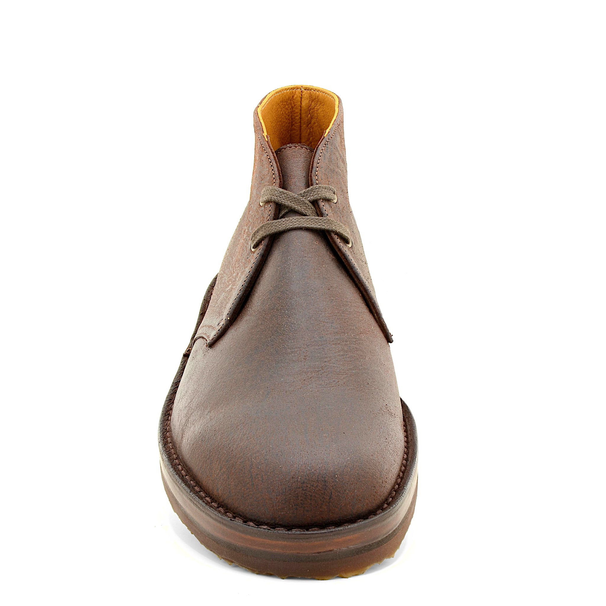 elk brown leather desert boot