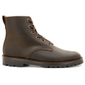 Brown leather walking boot