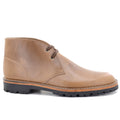 Natural Leather Desert Boots