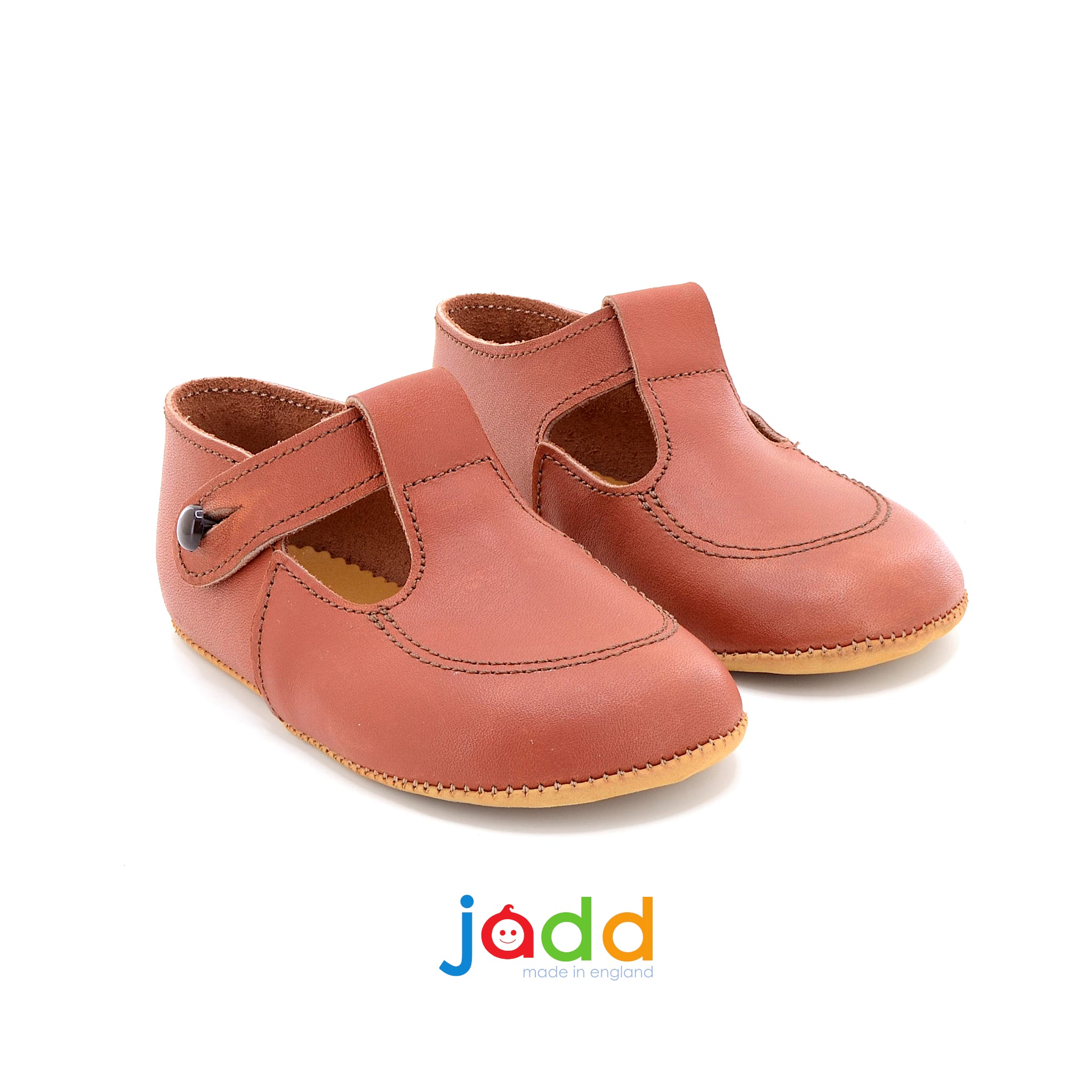 Boy's T-Bar Shoes Brown