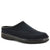 navy suede slipper