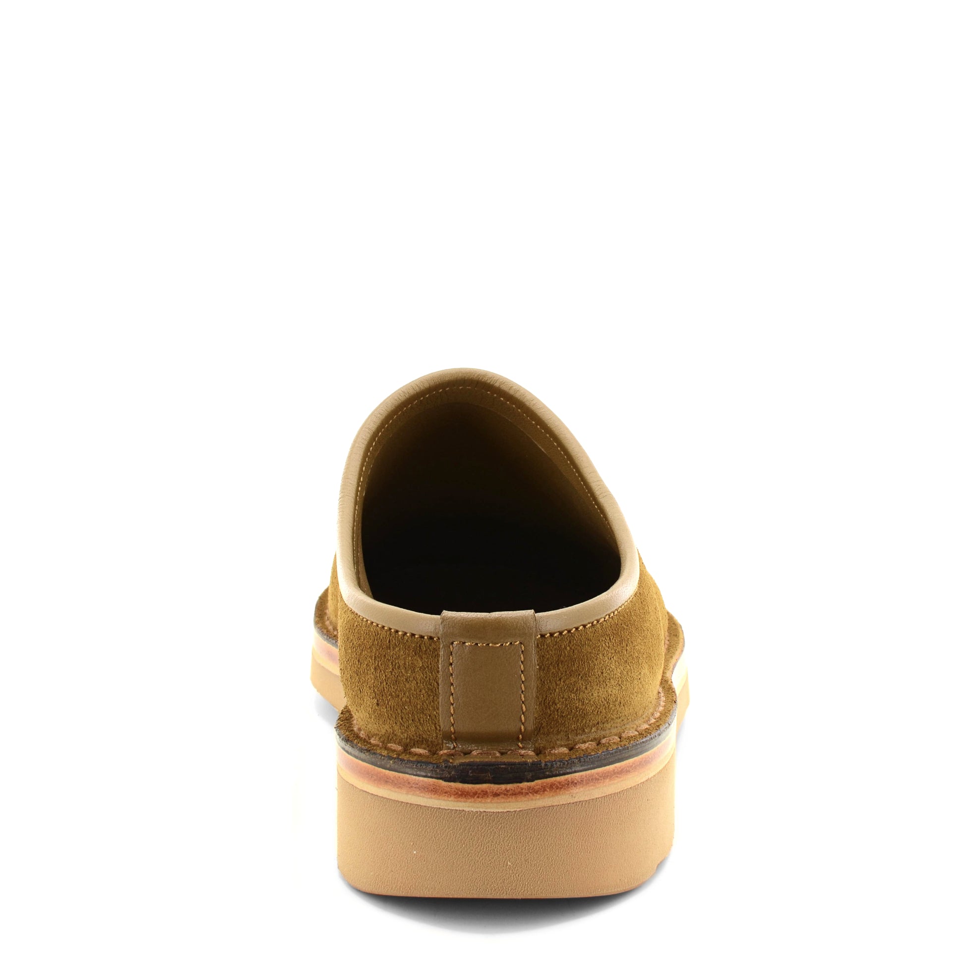 slip on shoe tan suede made in uk