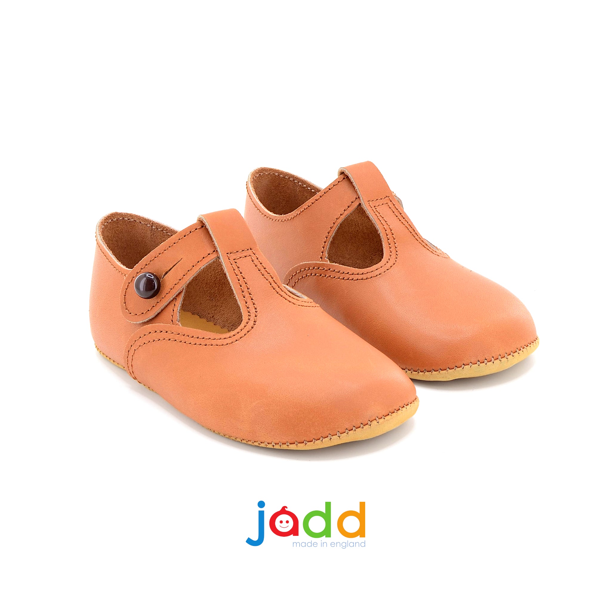 Unisex T-Bar Shoes Tan
