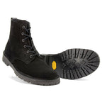 black suede hitop desert boots