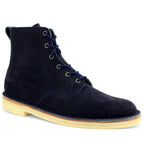 blue suede derby stitchdown boots