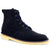 blue suede derby stitchdown boots