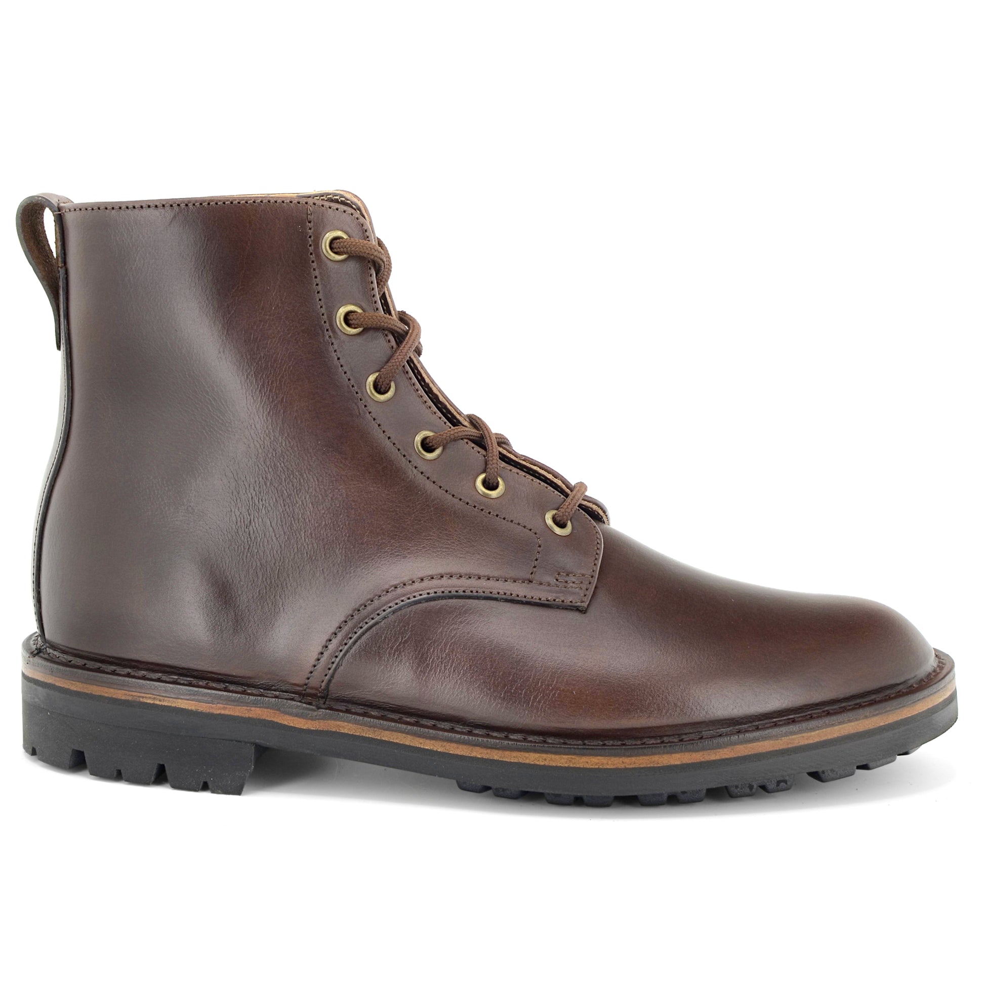 brown horween walking boot
