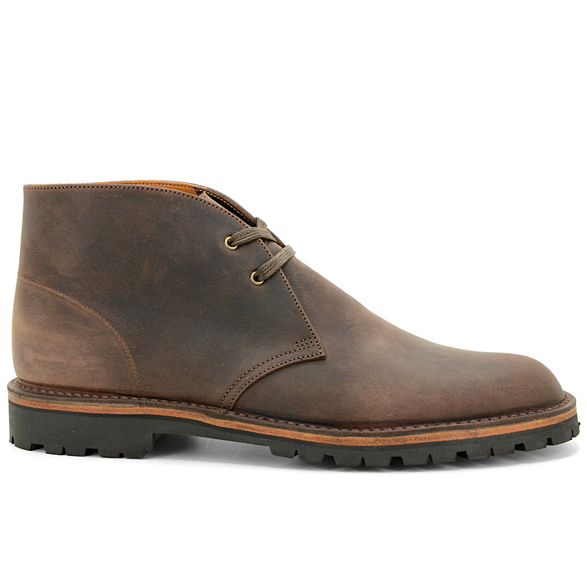 Desert Boot Oiled Nubuck Brown Made in England