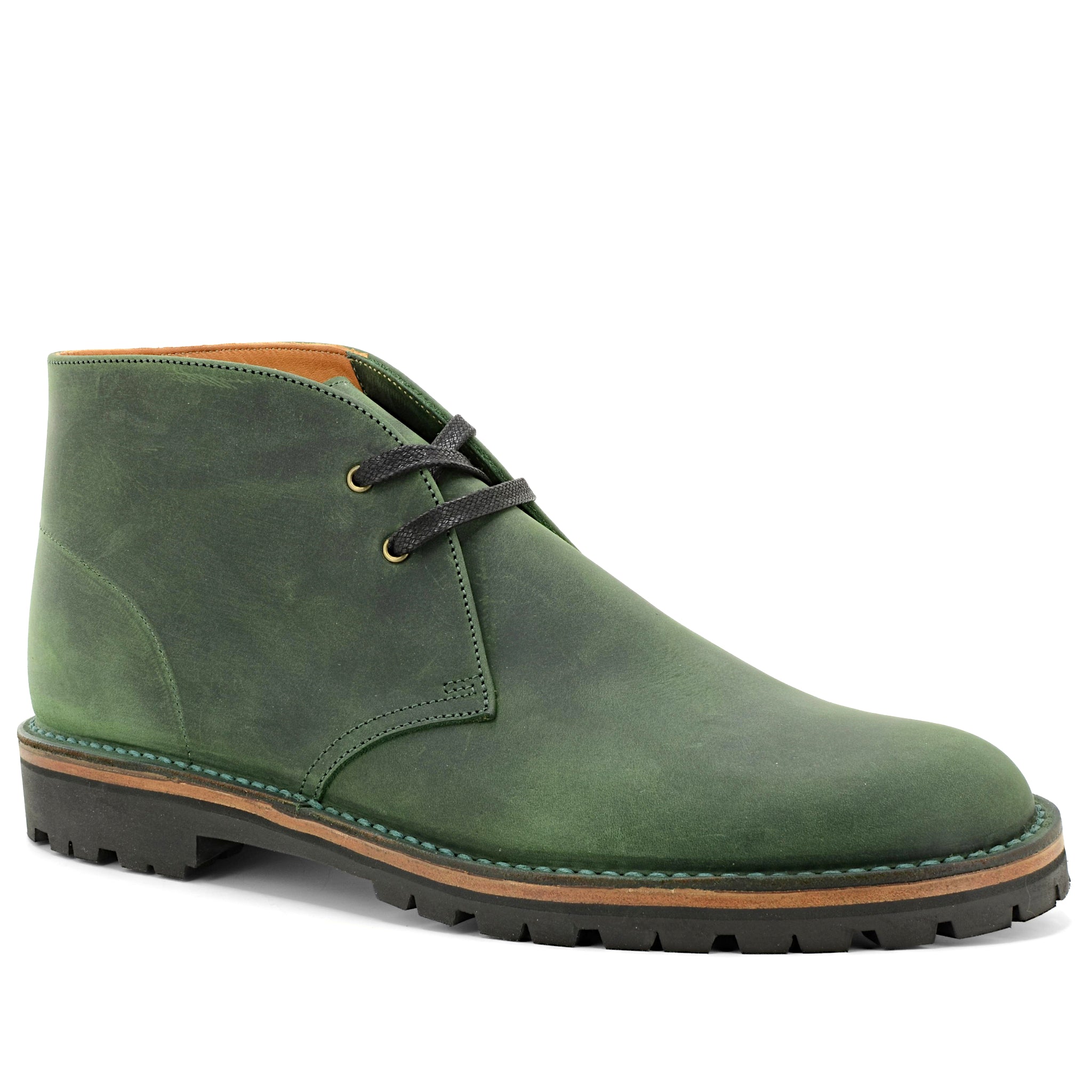 Desert Boot Oiled Nubuck Green Made in England