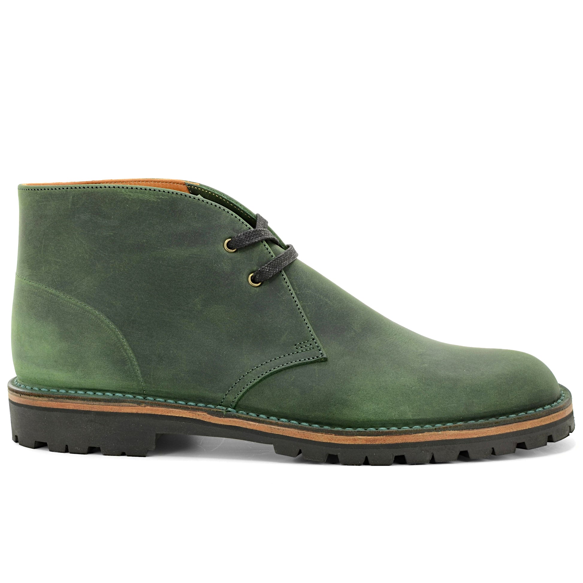 Desert Boot Oiled Nubuck Green Made in England