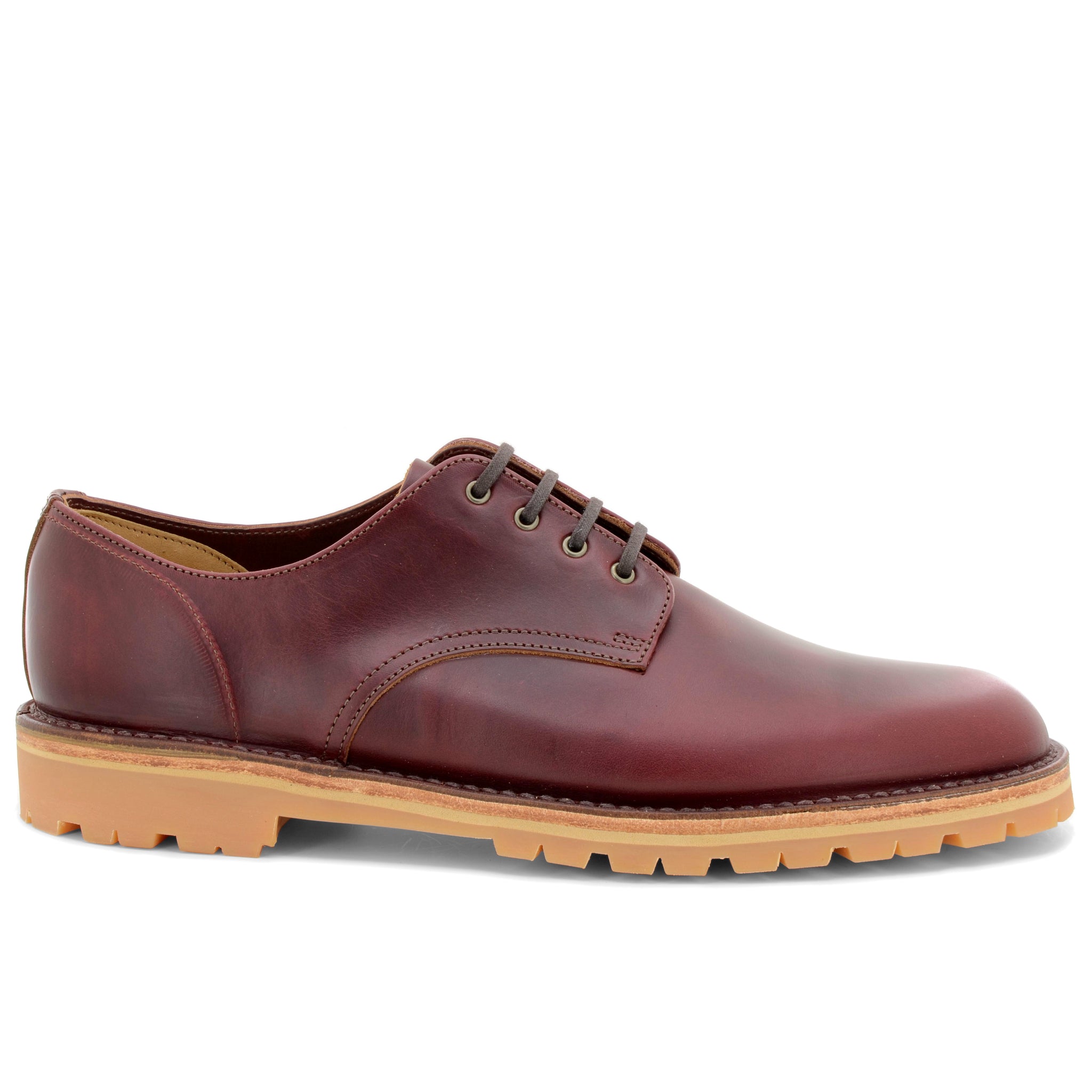 desert shoe burgundy leather
