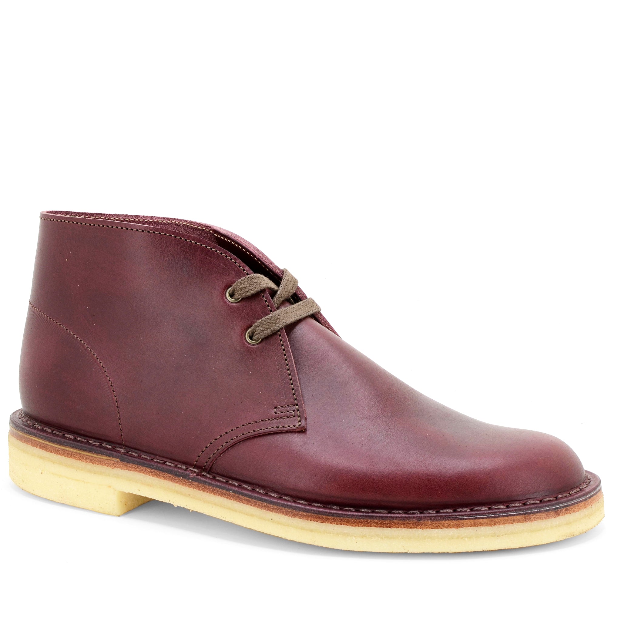 burgundy chukka boots