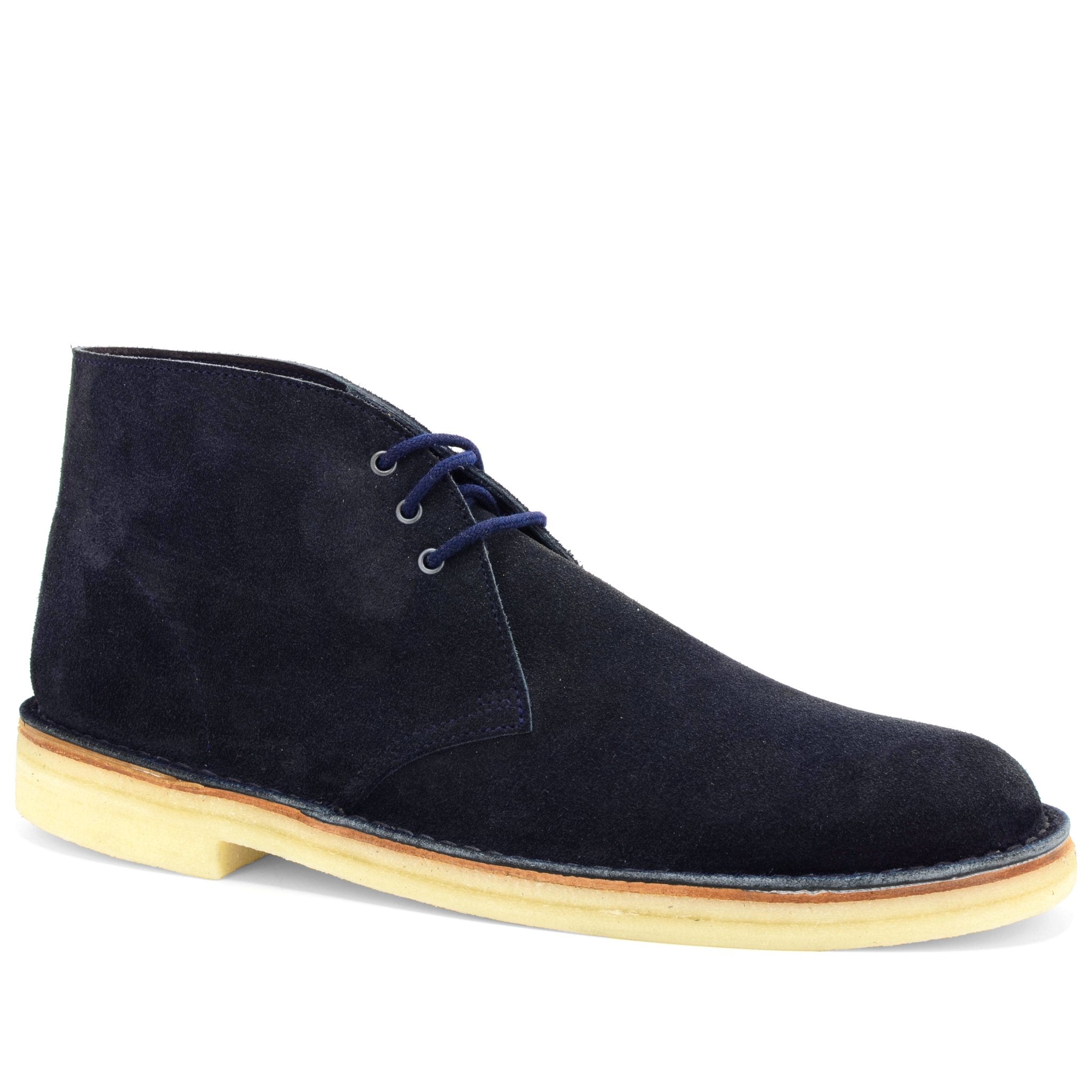 Desert Boots Dark Navy Suede - English Made Shoes – Jadd Shoes