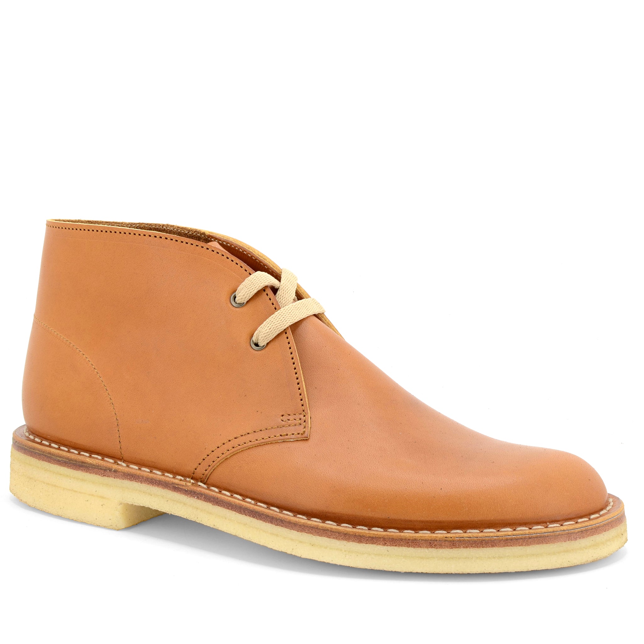 tan leather desert boots